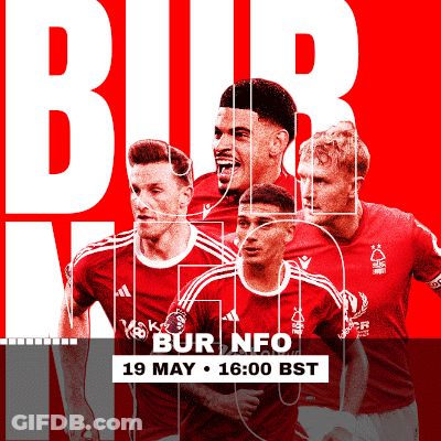 A Bunch Of Soccer Players On A Red Background With The Words Bur Info On The Bottom GIF