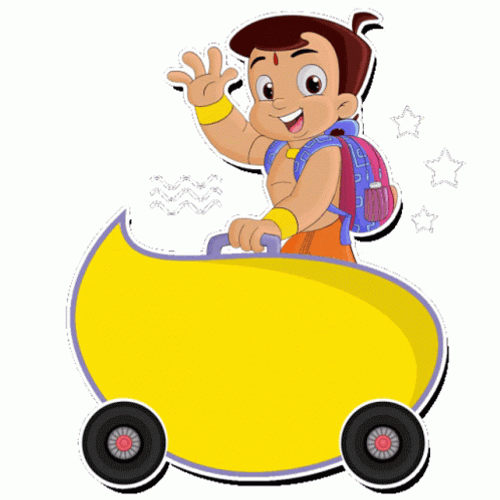 A+ Bye Chhota Bheem Sticker GIF