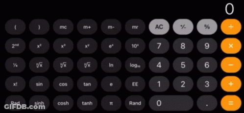 A Calculator Displays A 1,000,000,000,000,000,000 Number GIF