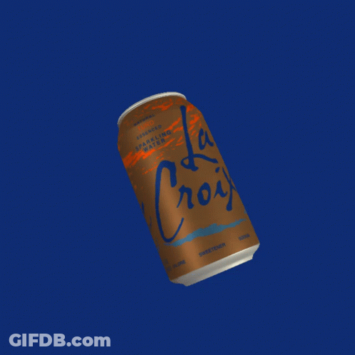 A Can Of Diet Coke With A Nutrition Facts Label GIF