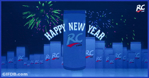RC Cola Can Happy New Year GIF