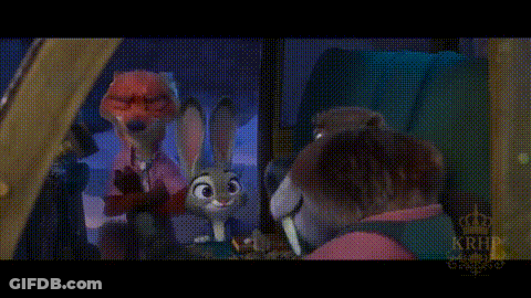 A Car Is Driving Down A Street With Krhp Written On The Bottom Right Corner GIF