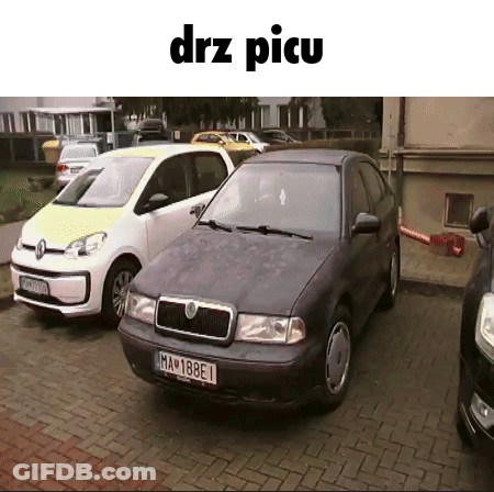 A Car With A License Plate That Reads Ma188e1 GIF
