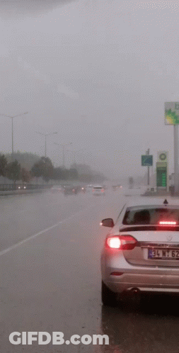 A Car With A License Plate That Says 34 Ky 792 GIF