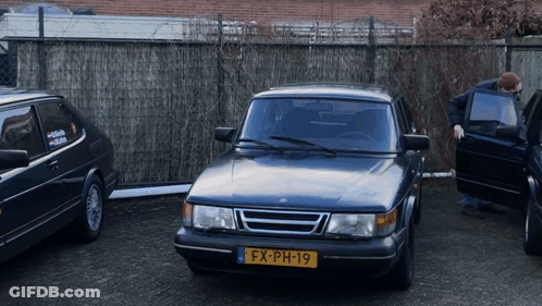A Car With The License Plate Fx-Ph-19 GIF