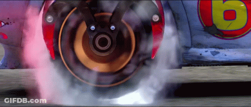 A Car With The Number 6 On The Side GIF