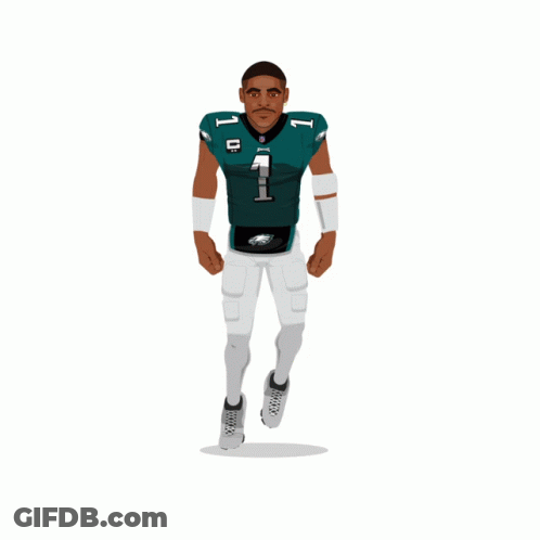 A Card Of A Football Player With The Name Eideworks On It GIF