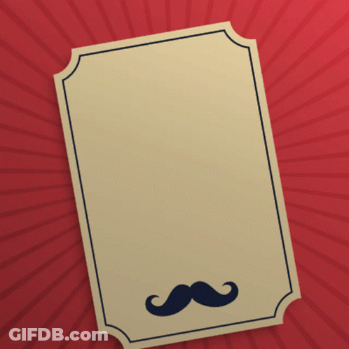 A Card That Says Happy Birthday Handsome With Glasses Mustache And Bow Tie GIF