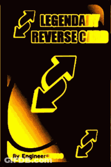 A Card That Says Legendary Everse Card With Two Arrows On It GIF