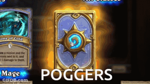 A Card That Says Mage On It GIF