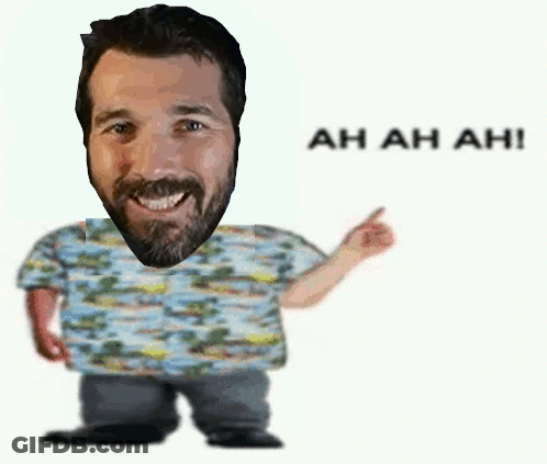 Caricature Man Saying You Didn't Patch Your Stuff GIF