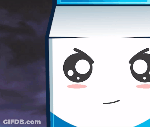 A Carton Of Milk Has A Face On It GIF