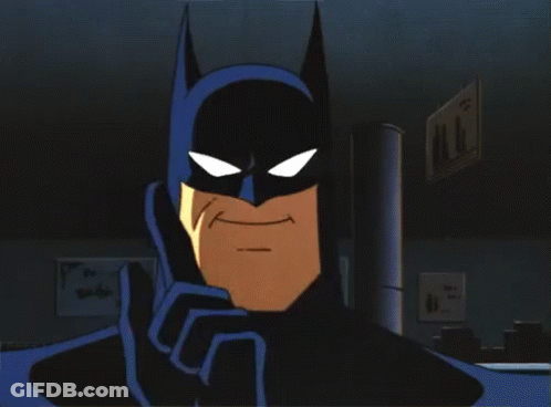 A Cartoon Batman Giving A Thumbs Up Sign GIF
