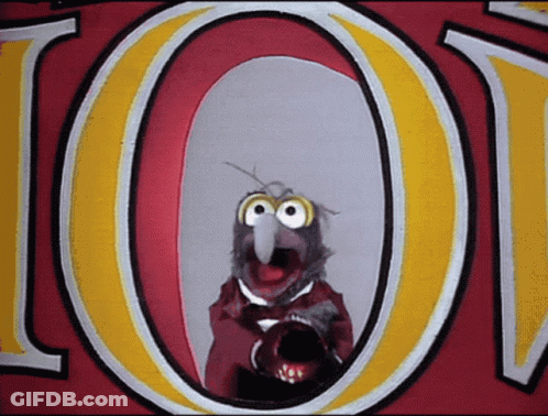 A Cartoon Bird Is Looking Through A Hole In A Sign That Says 101 GIF
