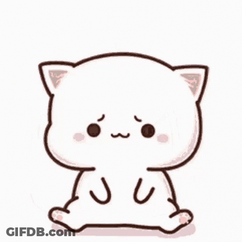 A Cartoon Cat Is Laying Down With The Word Confusion Written On It GIF
