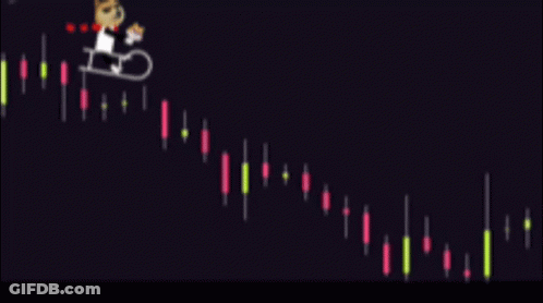 A Cartoon Cat Is Riding A Bicycle On Top Of A Full Moon GIF