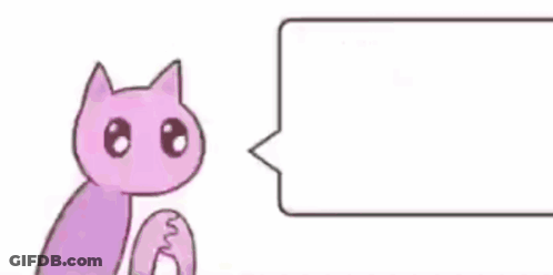 A Cartoon Cat With A Pink Heart And A Speech Bubble That Says Love Forever . GIF