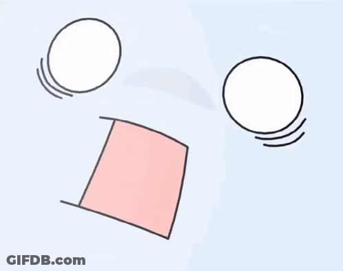 A Cartoon Cat With A Surprised Look On His Face GIF