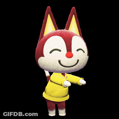A Cartoon Cat With A Yellow Shirt And Red Ears GIF