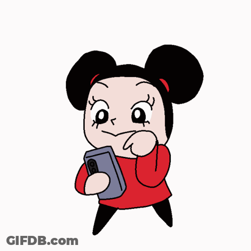 A Cartoon Character Covering Her Face With Her Hand GIF