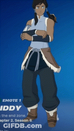 A Cartoon Character From Avatar The Last Airbender Named Korra GIF