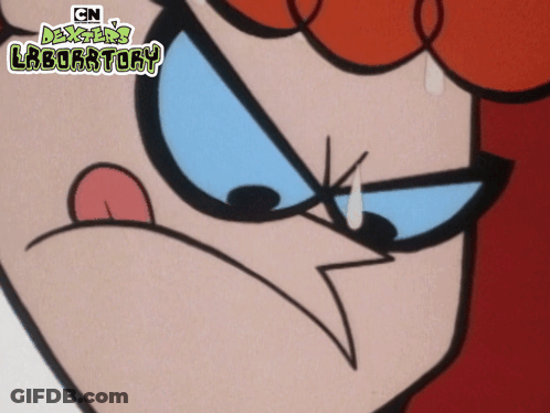 A Cartoon Character From Cn Dexter 'S Laboratory Is Shown GIF
