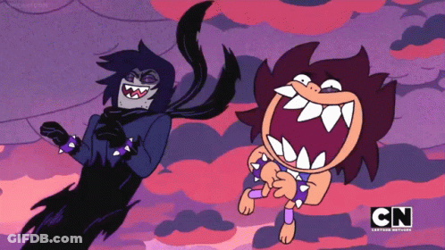 A Cartoon Character From Cn Network Is Laughing GIF