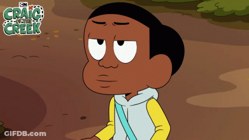 A Cartoon Character From Craig And The Creek Looks Angry GIF