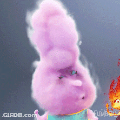 A Cartoon Character From Disney Pixar 'S Elemental GIF