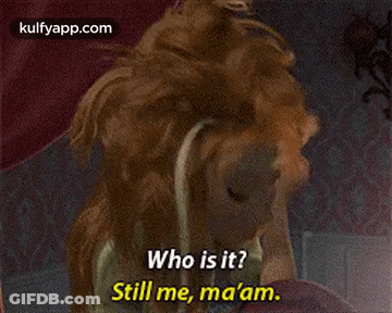 A Cartoon Character From Frozen Is Asking Who Is It GIF