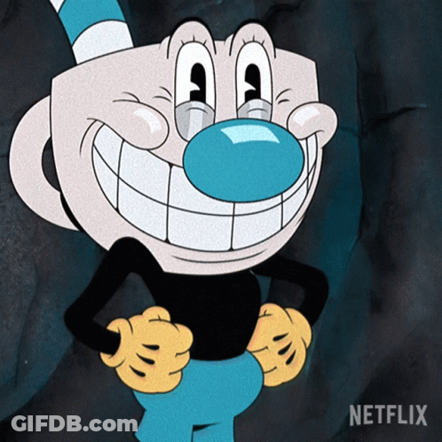 A Cartoon Character From Netflix Is Standing With His Arms Crossed GIF