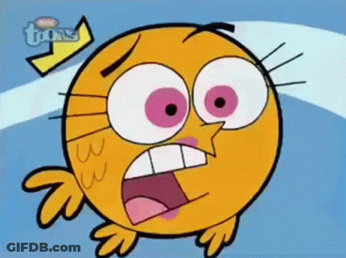 A Cartoon Character From Nickelodeon Shows A Surprised Look On Her Face GIF