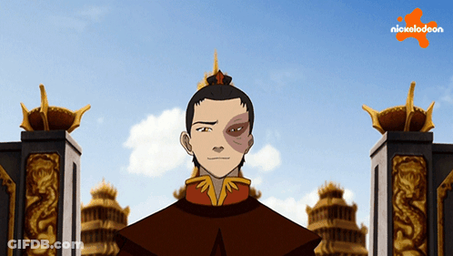 A Cartoon Character From Nickelodeon Stands In Front Of A Castle GIF