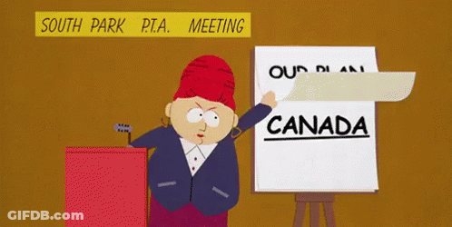 A Cartoon Character From South Park Is Giving A Presentation GIF