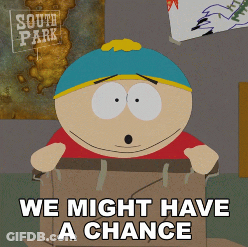 A Cartoon Character From South Park Is Holding A Cardboard Box GIF