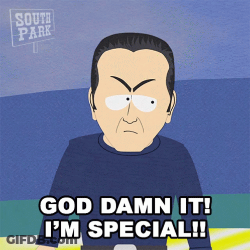 A Cartoon Character From South Park Says God Damn It GIF