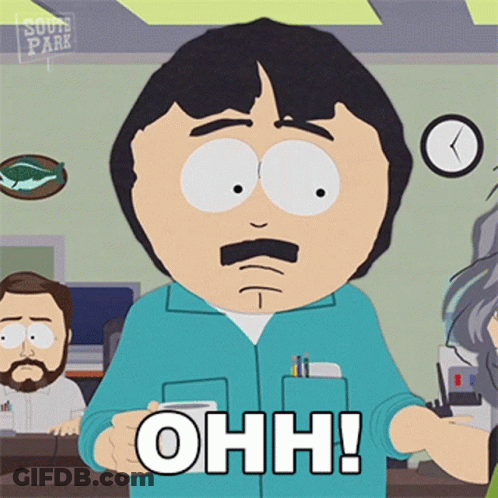 A Cartoon Character From South Park Says Ohh! GIF