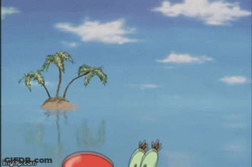 A Cartoon Character From Spongebob Is Holding A Bell In His Hand GIF