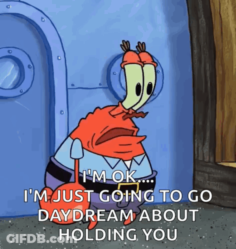 A Cartoon Character From Spongebob Says I 'M Ok GIF