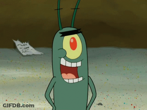 SpongeBob SquarePants Smiling With Open Mouth GIF