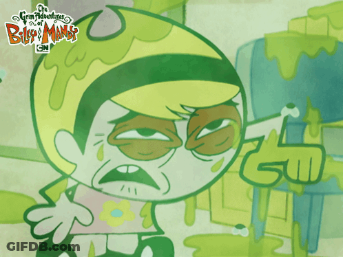 A Cartoon Character From The Grim Adventures Of Billy Mandy GIF