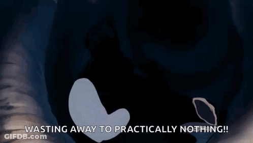 A Cartoon Character From The Little Mermaid Is Laying On Her Back In The Water With The Words Wasting Away To Practicall GIF