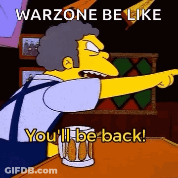 A Cartoon Character From The Simpsons Is Pointing At A Glass Of Beer . GIF