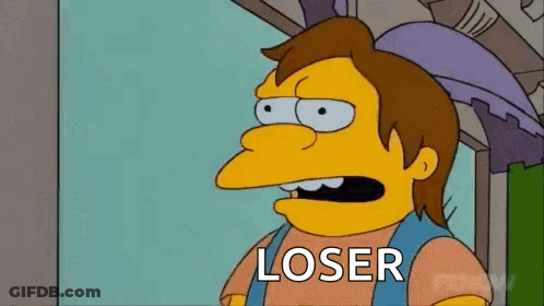 A Cartoon Character From The Simpsons Is Standing In Front Of A Window . GIF