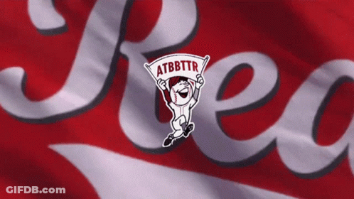 A Cartoon Character Holding A Banner That Says Atbbttr On It GIF