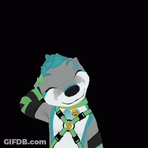 A Cartoon Character Holding A Card That Says " No U " GIF