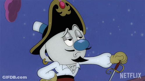 A Cartoon Character Holding A Sword With Netflix Written On The Bottom Right GIF