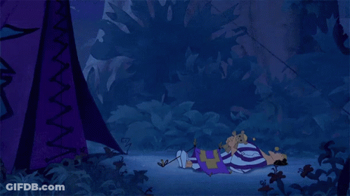 A Cartoon Character Holding A Teddy Bear With The Caption " The Peasant At The Diner " GIF