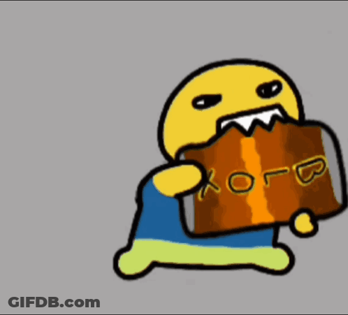 A Cartoon Character Holds A Can Of Blox Soda GIF