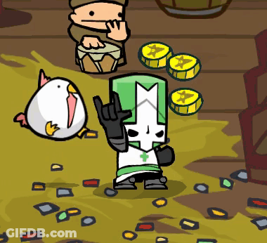 A Cartoon Character In A Green And White Outfit Giving A Devil Horns Gesture GIF